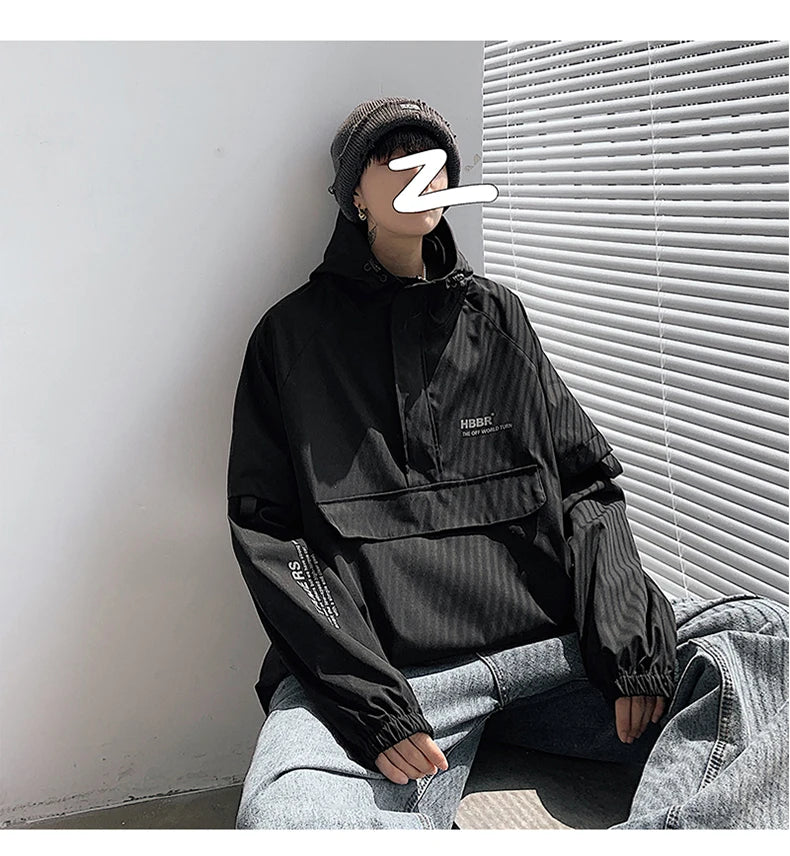 Minimalist Zip-Up Street Jacket Urban Fashion Essential