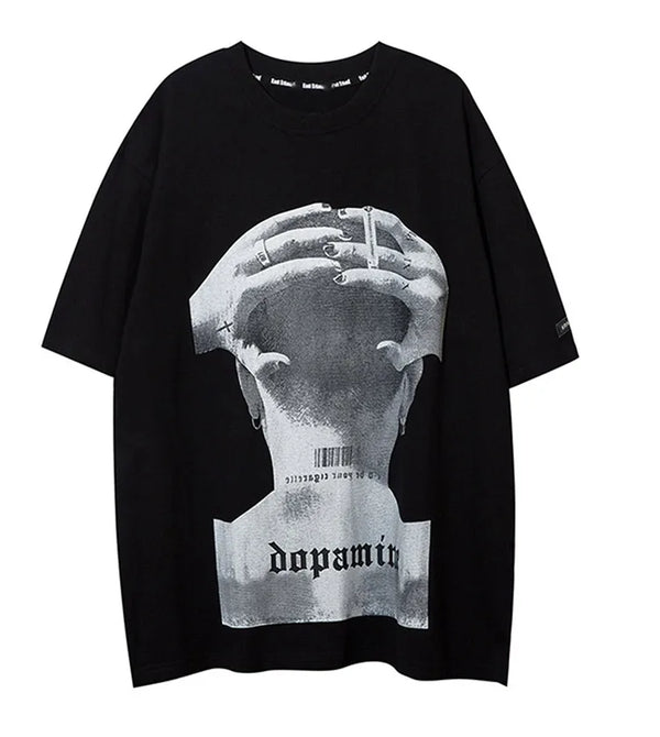 Skatercore Vintage t-shirt – Aolamegs Mens Tee Shirts High Street Cool Boy Printed Oversi