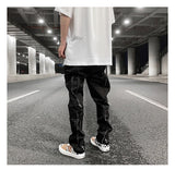 fashion back zipper loose zipper cargo straight pants new summer streetwear pants trousers mens harajuku casual pants joggers unique joggers style 29