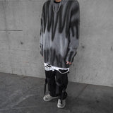 mens oversize sweater casual o neck knitted tops unisex autumn winter new fashion male warm hip hop loose streetwear sweaters high quality cotton pullover, urban wear with bold artwork, trendy hip hop style outerwear