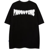 Y2k Oversized shirt – Aolamegs Harajuku Girl Letter Graffiti Printed T Shirt Men O