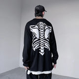 Gothic Streetwear – Hip Hop Streetwear Tshirt Mens Harajuku Skull Printed T Shir – Urban Streetwear for Men & Women