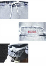 2023 new streetwear hip hop cargo pants mens jeans elastic harun joggers in autumn and spring men clothing unique joggers style 2772