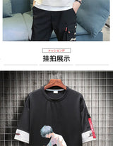Anime Streetwear top – Hip Hop Kahaki T Shirt Short Sleeve Kawaii Harajuku Cat T Sh