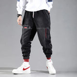 2023 new streetwear hip hop cargo pants mens jeans elastic harun joggers in autumn and spring men clothing unique joggers style 2755