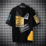 Sadcore Oversized shirt – Fashion Mens Hooodies Korean Style Streetwear Short Sleeve H
