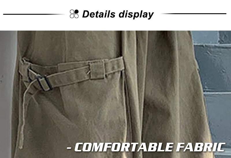 rainbowtouches cargo pants big pocket high street fashion hip hop tide card trousers men loose straight pant superior quality unique cargo style 872