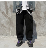 rainbowtouches fashion classic brand men wide legs casual pants corduroy overalls high street hip hop superior quality trousers unique default style 5138