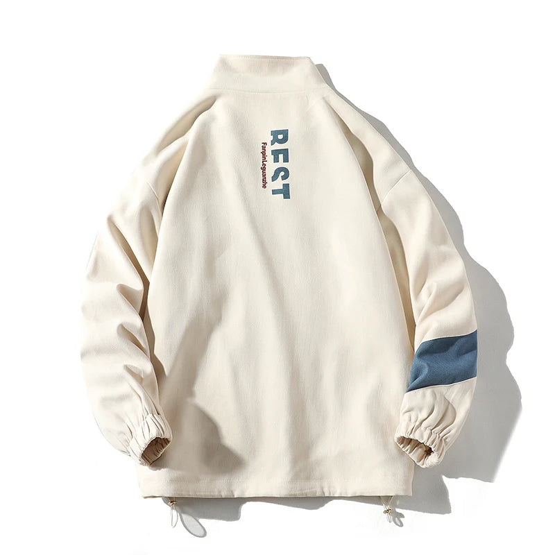 retro baseball streetwear, fall winter style, vintage vibe, bold print, trendsetting, statement piece, cool aesthetic [67c6a]
