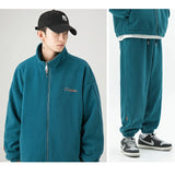 spring and autumn new fleece knitted coat mens loose couple suit versatile high street style unique default style 2011