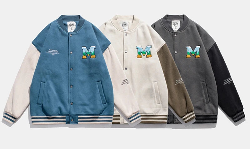rainbowtouches 2021 new jacket men street jackets letter embroidered baseball uniform high mens superior quality coat nan str - variant style 1f4a1f for streetwear fashion