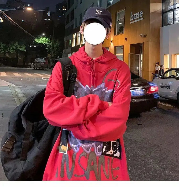 Autumn Winter Sweatshirts Women Hoodies Hong Kong Style Ins Trend Hip
