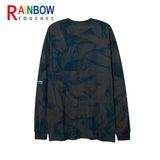Cyberpunk Shirt – Rainbowtouches 2021 Drop Shoulder Oversize Top Hip Hop Tie D – Edgy Streetwear for All Genders