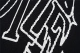 hip hop letter knitted oversize sweater men harajuku o neck long sleeve pullover streetwear casual loose sweater jumper knitwear - graphic printed hoodie for men and women, trendy hip hop fashion hoodie, anime inspired graphic hoodie