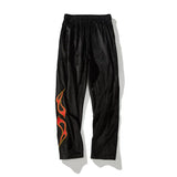 2 pieces set men embroidery velvet zipper jacket and elastic waist loose straight pants sweatsuit hip hop tracksuits sweatsuit unique default style 4322
