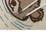 Men Hip Hop Streetwear Hoodie Sweatshirt Funny Bear Japanese Kanji Pul