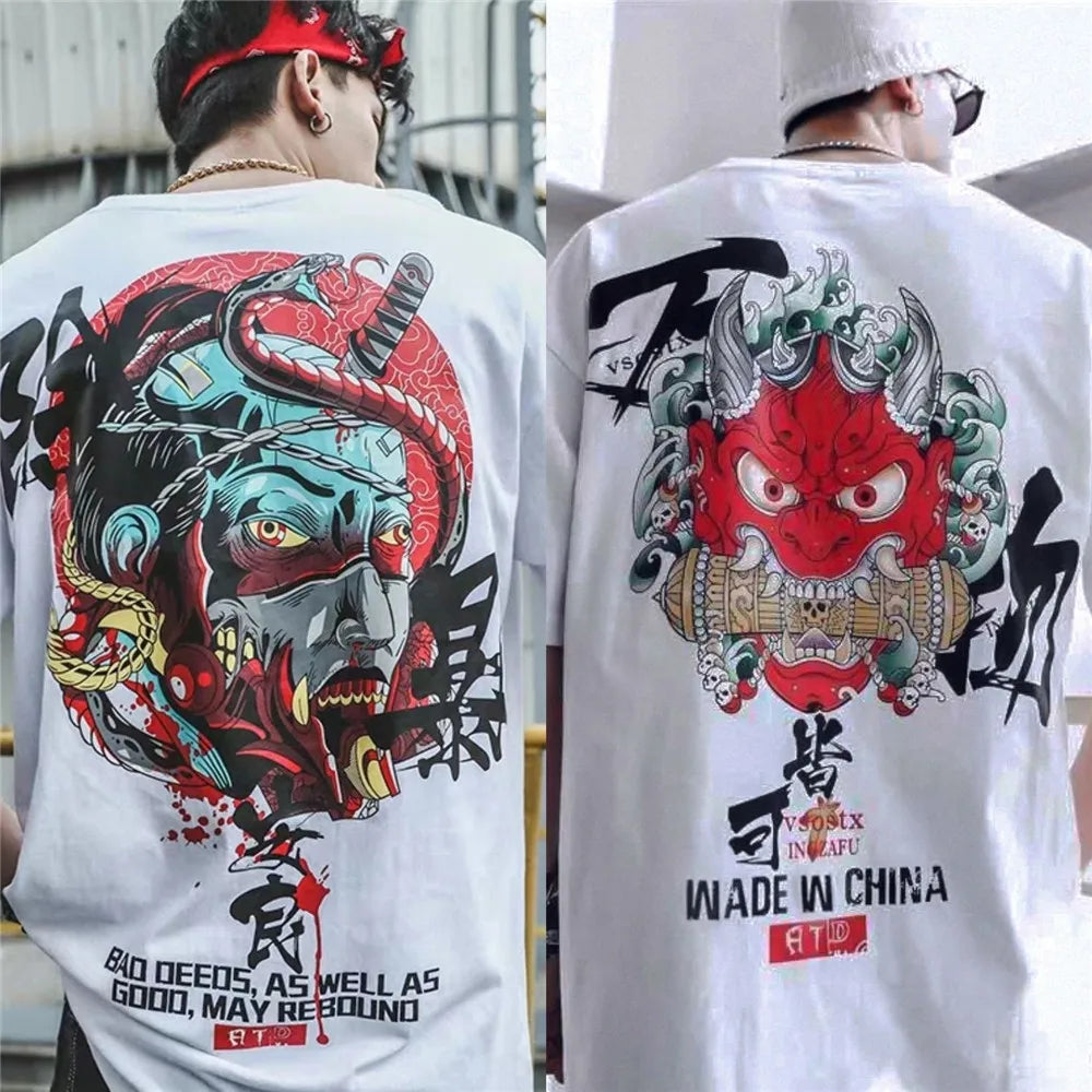 Cyberpunk Aesthetic print tee – 100 Cotton White Hip Hop T Shirt Short Sleeve T Shirt Fashio