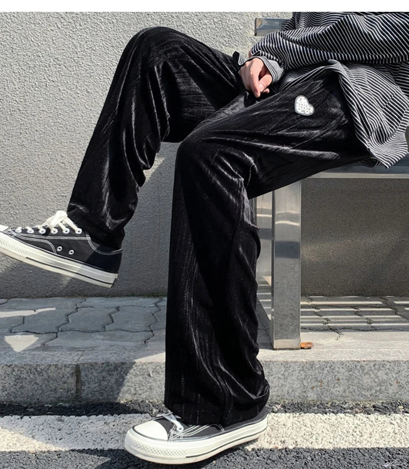 rainbowtouches fashion classic brand men pants casual elastic trousers loose high street outdoor style overalls superior quality unique default style 4692