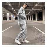 winter street style featuring hip hop denim jeans jacket coat fashion feathers embroidery jeans coats high street outerwear streetwear jackets mens clothing design – premium quality jacket for men