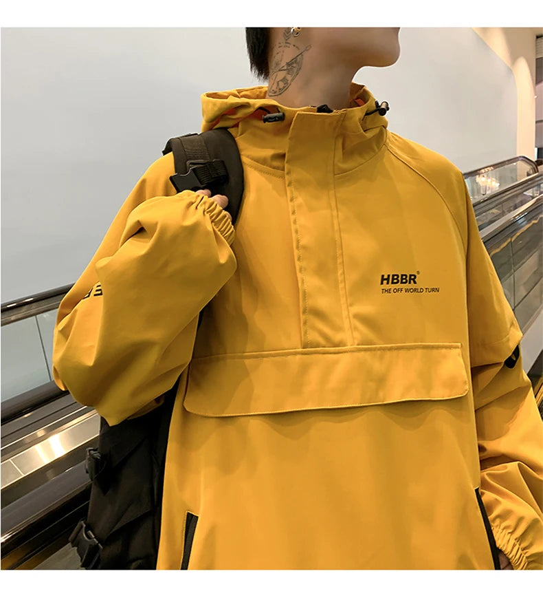 Minimalist Zip-Up Street Jacket Urban Fashion Essential