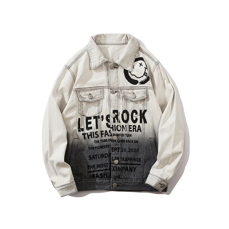 winter street style featuring mens denim jackets fashion fade color single breasted hip hop streetwear coats new spring harajuku printed outerwear jacket coat design – premium quality jacket for men