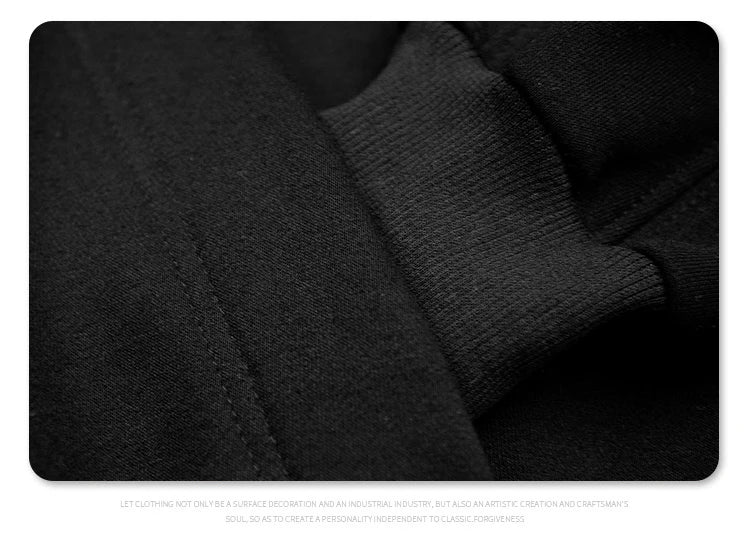 Autumn Winter High Collar Hoodie Loose Comfortable Mens Clothes Haraju
