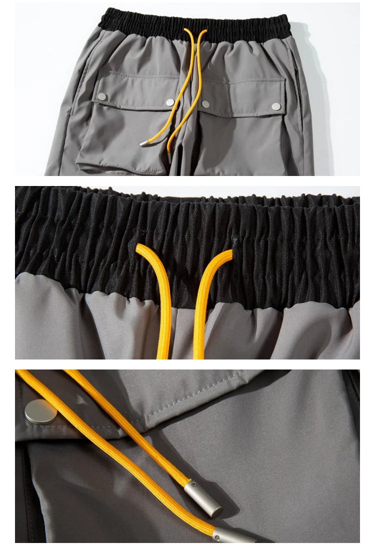 high street functional hip hop cargo pant harajuku fashionable multi pocket cargo trousers men women streetwear loose casual unique cargo style 5396