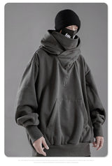 Autumn Winter High Collar Hoodie Loose Comfortable Mens Clothes Haraju