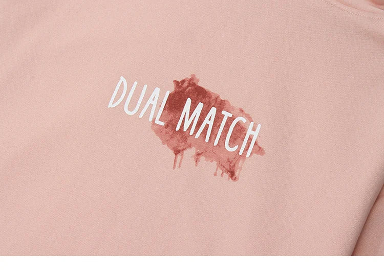 2023 Men Hip Hop Hoodie Sweatshirt Streetwear Bear Letter Print Pullov