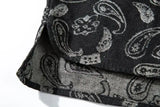2 Pieces Sets Mens Fashion Embroidery Single Breasted Denim Jeans  Shirts and Straight Zipper Shorts Joggers Streetwear Sets
