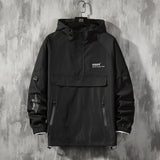 Double-Layer Urban Hoodie Jacket Modern Aesthetic