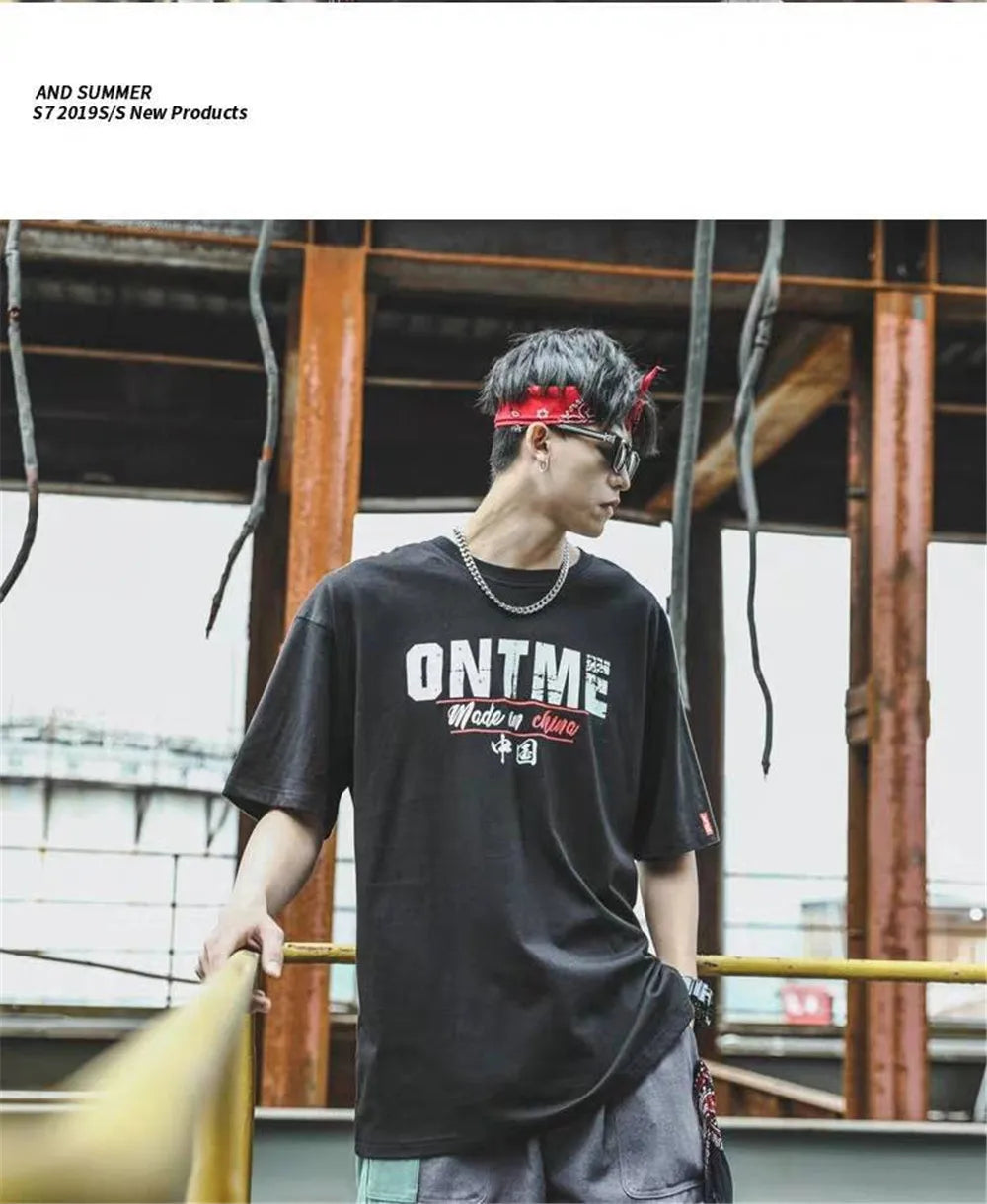 Cyberpunk Aesthetic print tee – 100 Cotton White Hip Hop T Shirt Short Sleeve T Shirt Fashio