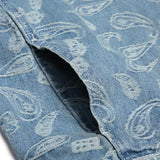 2 pieces sets men fashion patchwork single breast denim jeans hooded jacket coat and loose straight pants joggers streetwear set unique joggers style 4045