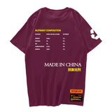 Y2k Oversized shirt – Lemon Tea Ripped Printed T Shirts Streetwear 2020 Hip Hop Ch