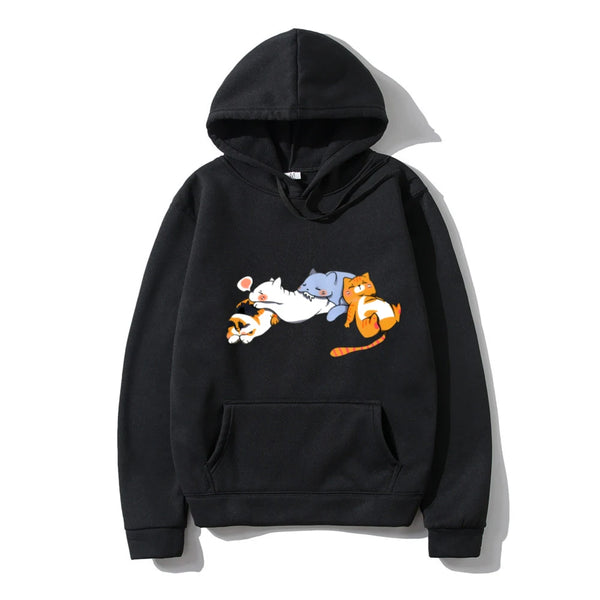 Autumn Winter Womens Hoodies Japan Fashion Women Clothing Cartoon Prin