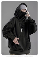 Autumn Winter High Collar Hoodie Loose Comfortable Mens Clothes Haraju