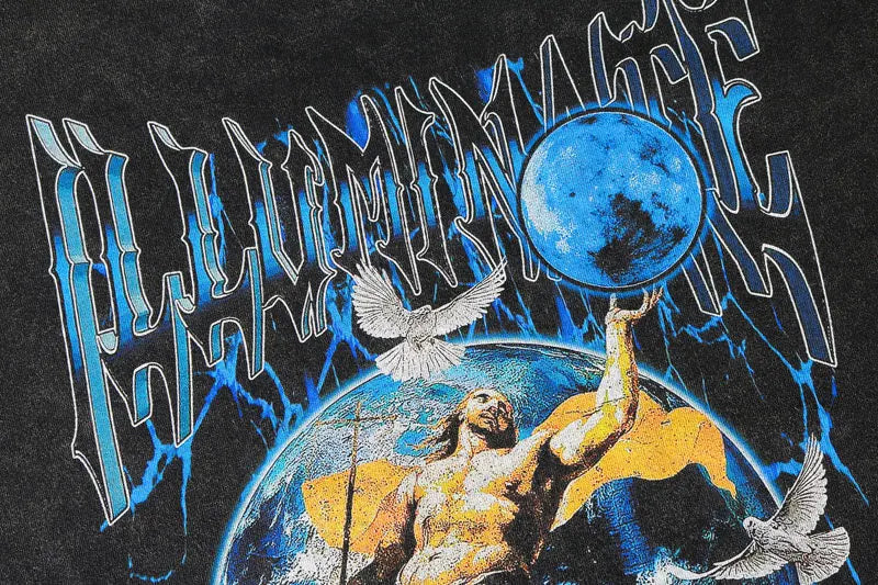 Skatercore Top – 2023 Streetwear T Shirt Hip Hop Vintage Painting Graphic Pri – Modern Streetwear for Everyone