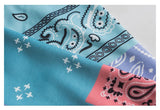 Bandana Patchwork Hoodies Sweatshirts Streetwear 2020 Autumn Mens Hip