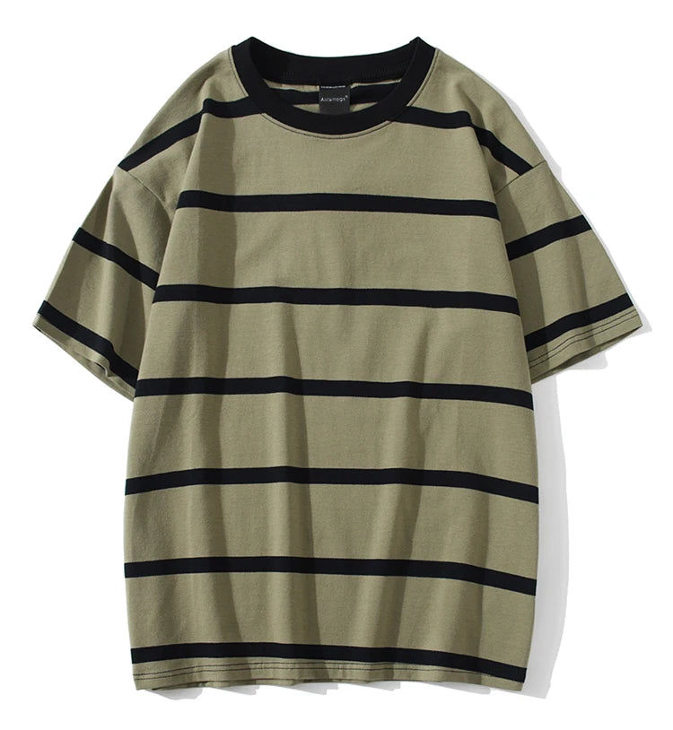 Y2k Vintage t-shirt – Aolamegs Men T Shirt Color Block Print 3 Color Optional Tee
