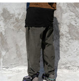 rainbowtouches fashion classic brand men wide legs casual pants corduroy overalls high street hip hop superior quality trousers unique default style 5137
