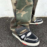 streetwear mens hip hop camouflage flare pants fashionable camo cargo pants male slim fit camouflage trousers women all match unique cargo style 5129