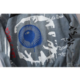winter street style featuring mens graffiti letter denim jackets fashion turn down collar long sleeve coats outerwear hip hop casual streetwear jeans jackets design – premium quality jacket for men