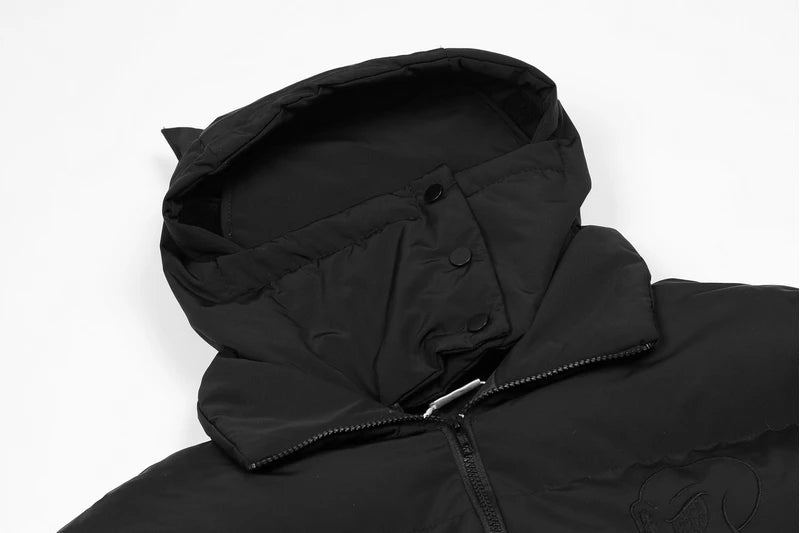vaporwave oversized shirt featuring hip hop streetwear parka embroidered skull jacket harajuku little devil designer hood padded jacket coat winter outwear unisex