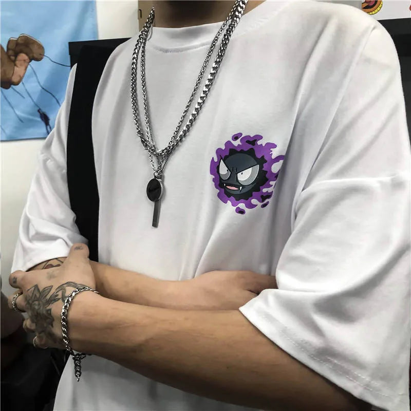 Vaporwave Oversized shirt – Harajuku High Street Tshirt Streetwear Men Summer Cute Amine