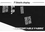 rainbowtouches fashion classic brand mens cargo pants print trousers loose straight high street style overalls black wide legs unique cargo style 4920
