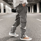high street functional hip hop cargo pant harajuku fashionable multi pocket cargo trousers men women streetwear loose casual baggy cargo bottoms