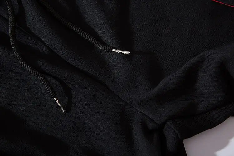 men hip hop black cargo pants joggers sweatpants overalls men ribbons streetwear harem pants women fashions trousers unique joggers style 2708