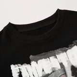 Y2k Oversized shirt – Aolamegs Harajuku Girl Letter Graffiti Printed T Shirt Men O