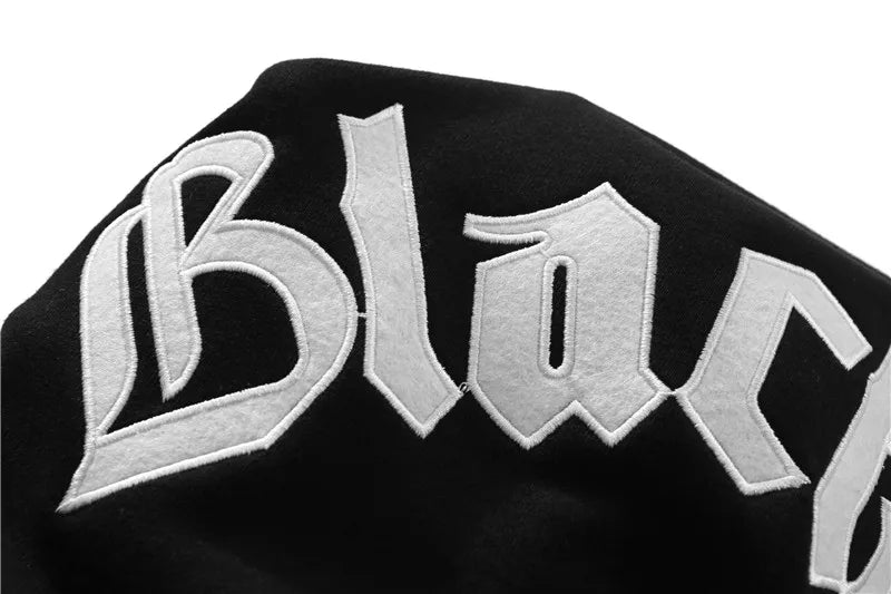 Mens Letter Embroidery Tshirt Tops Men V Neck Long Sleeve Loose Tees Hip Hop Solid Color Oversize Skateboard Streetwear Pullover