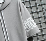 Japan Fashion Mens Hoodies Summer Men Clothing Cartoon Short Sleeve Sw